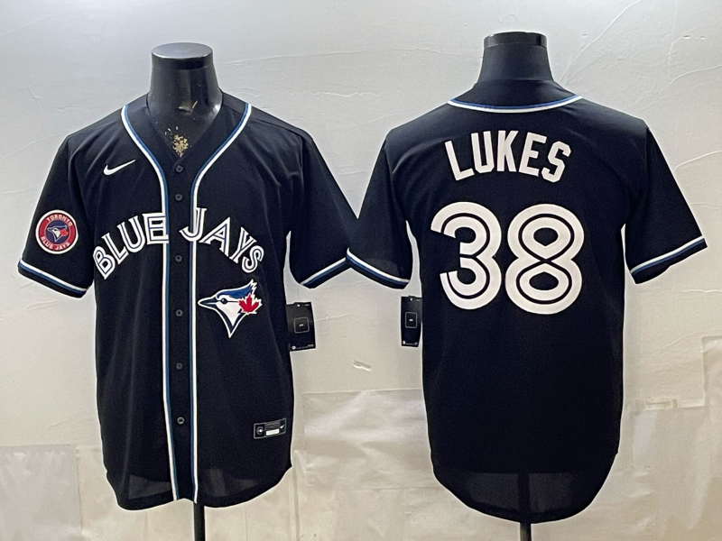 Men 2026 Toronto Blue Jays #38 Lukes black Game Nike MLB Jersey 0527004